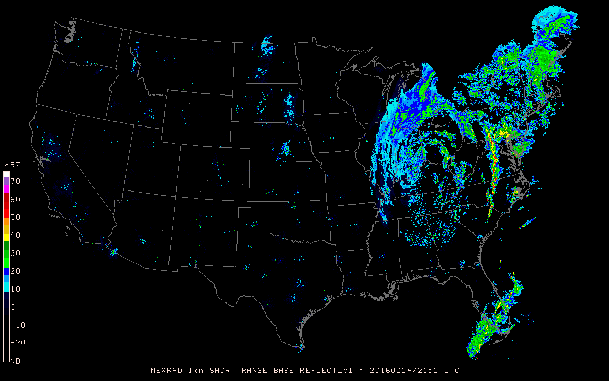 Unidata IDD Data Streams Containing Radar Products