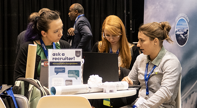 NSF Unidata staff participate in numerous scientific conferences to talk with scientists, educators, and students about NSF Unidata offerings.