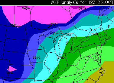 Contour Map
  of Upper Air Data