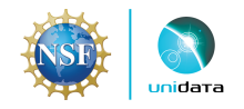 NSF Unidata logo lockup